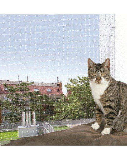 Trixie apsauginis tinklas katėms permatomas 75 X 2 m