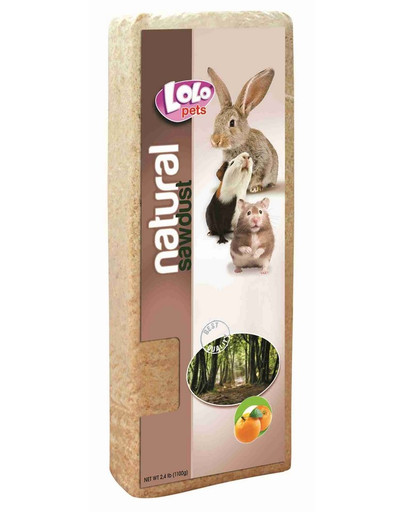 Lolo Pets natūralios presuotos pjuvenos su aplesinų kvapu 1100 g
