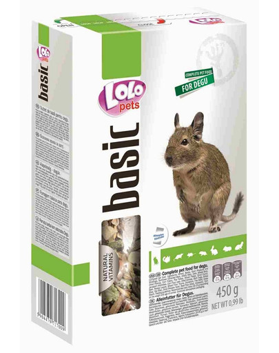 Lolo Pets maistas degu 0,45 kg