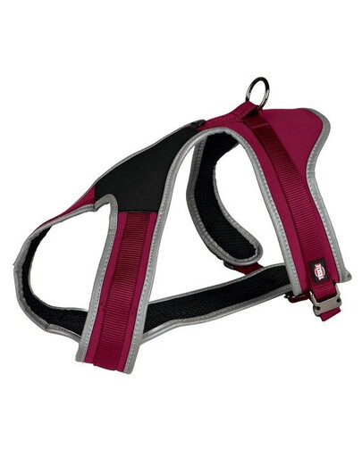 Trixie petnešos vaikščiojimui Experience, S-M 35–60 cm / 15 mm, raudonos