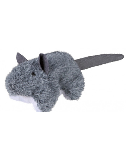 Trixie pliušinė pelė su katžole 8 cm