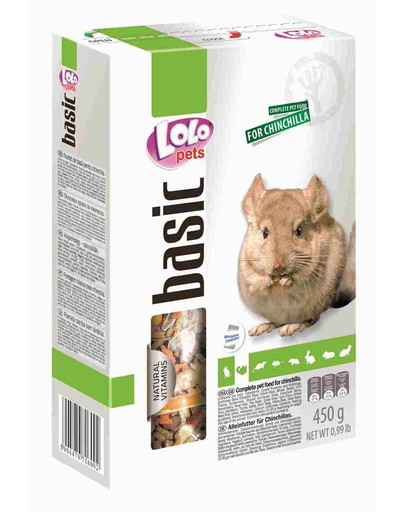 Lolo Pets maistas šinšiloms kibirelyje 3 l / 5,1 kg