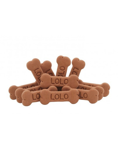 Lolo Pets sausainiai šunims šokoladiniai kauliukai L 3 kg