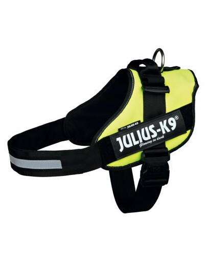 Trixie petnešos Julius-K9 Idc, Baby 1 / XS 29–36 cm, geltonos