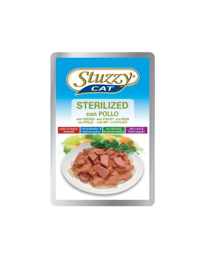 Stuzzy Sterilized - kanaga steriliseeritud kassidele 100 g