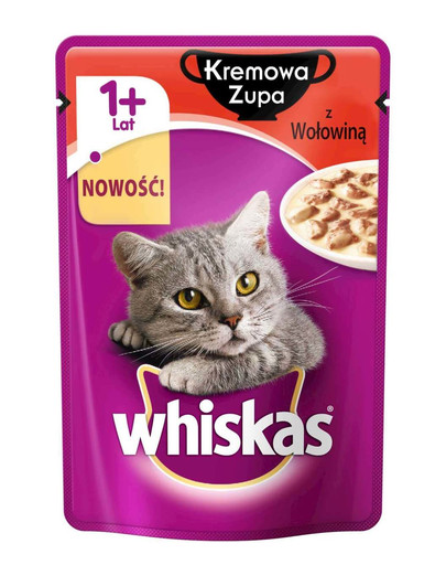 Whiskas kreminė sriuba su jautiena 85 g