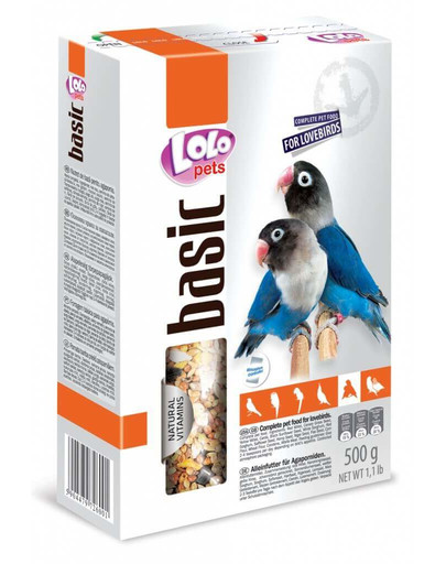 Lolo Pets lesalas agaporniams 0,5 kg