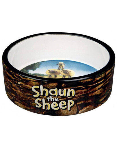 Trixie keramikinis dubenėlis Shaun the Sheep 300 ml rudas