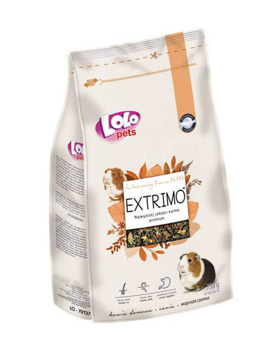 Lolo Pets Extrimo jūros kiaulyčių maistas 750 g