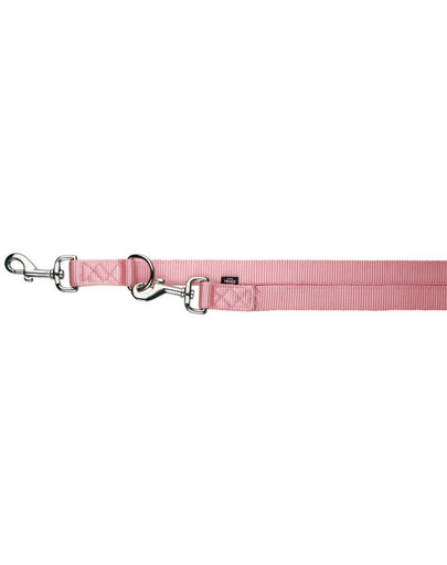 Trixie reguliuojamas pavadėlis Premium, XS-S 2 m / 15 mm, rožinis