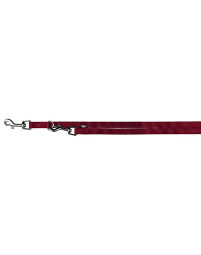 Trixie reguliuojamas pavadėlis Premium, XS 2 m / 10 mm, bordo