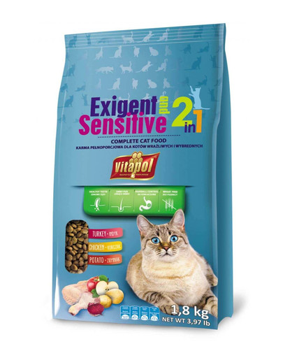 Vitapol kuivtoit nõudlikele kassidele 1,8 kg