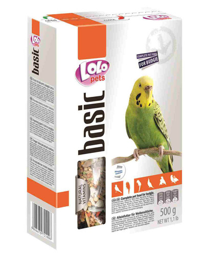 Lolo Pets lesalas banguotosioms papūgėlėms 1 kg
