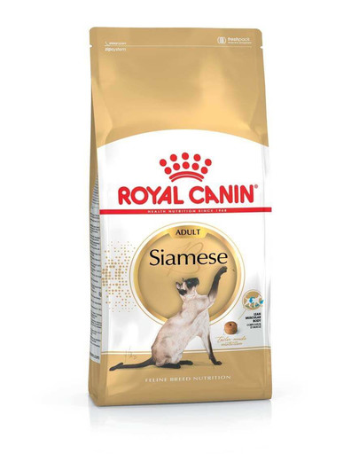 Royal Canin Siamese Adult 2 kg   toit on välja töötatud spetsiaalselt siiami kassidele.