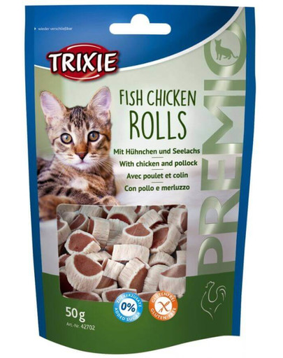 Trixie Rolls maiuspalad kana ja lõhega 50 g 42702