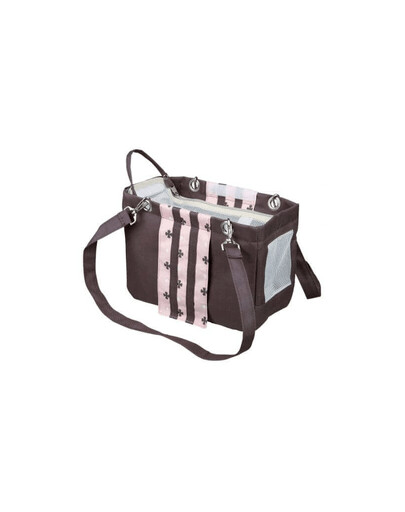 Trixie krepšys Fina 14 × 20 × 26 cm pilkas-rožinis