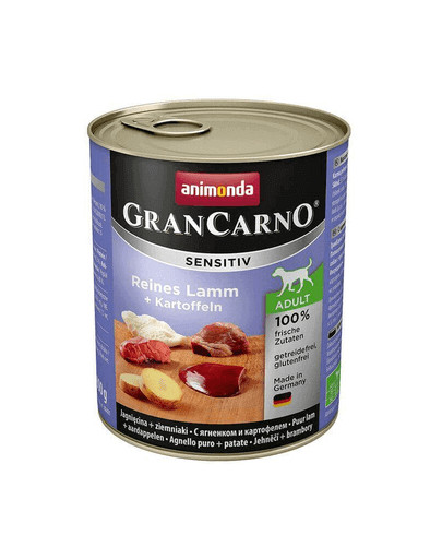ANIMONDA Grancarno Sensitive lambaliha ja kartuliga 800 g