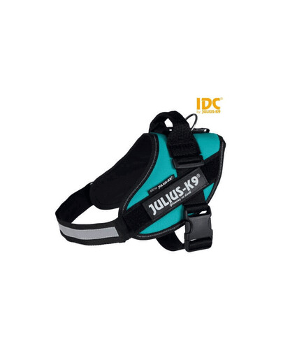 Trixie petnešos Julius-K9 Idc 4 / XL 96–138 cm / 50 mm mėtinės