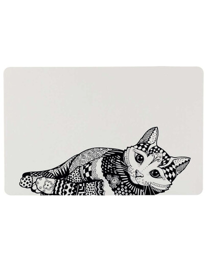 Trixie padėkliukas po dubenėliu Zentangle 44 × 28 cm