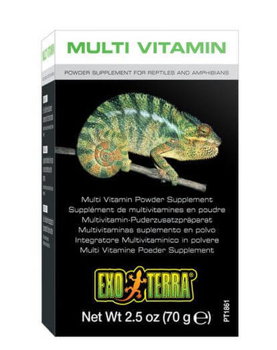 Exo Terra Multi Vitamin papildas ropliams ir varliagyviams 70 g