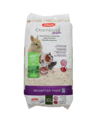 Zolux kraikas Chambiose Fresh 30 l bijūnų-serbentų kvapo