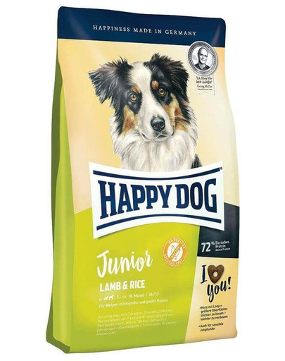 Happy Dog Junior lambaliha ja riisiga 1 kg