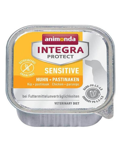 Animonda Integra Protect Sensitive koertele kanalihaga ja pastinaagiga 150 g