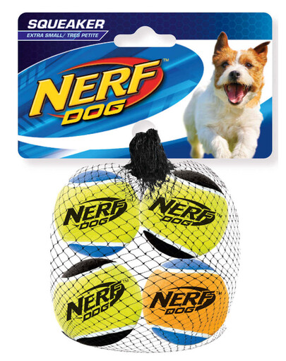 Nerf Teniso kamuoliukas cypiantis XS 4 vnt.
