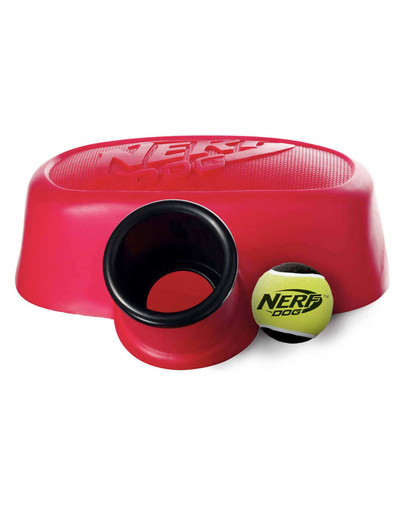NERF kamuoliukų paleidėjas raudonas