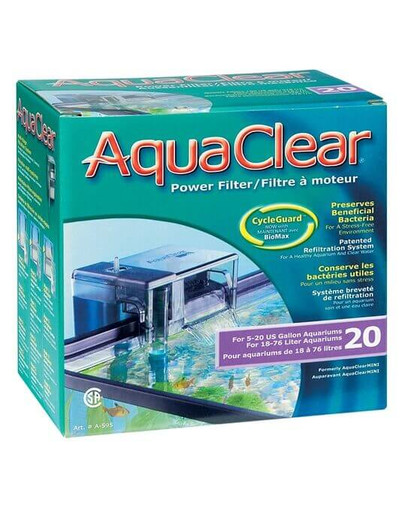 Hagen AquaClear 20 Power FIlter 6W kaskaadfilter