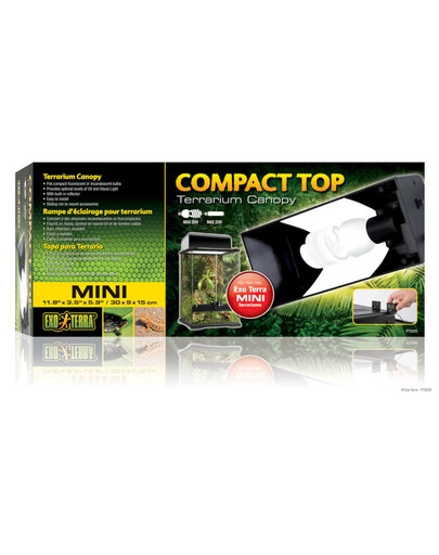Exo Terra Compact Top Mini apšvietimo sistema 30x9x15 cm