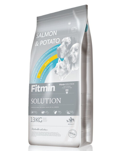 FITMIN Dog Solution Salmon & Potato 13 kg