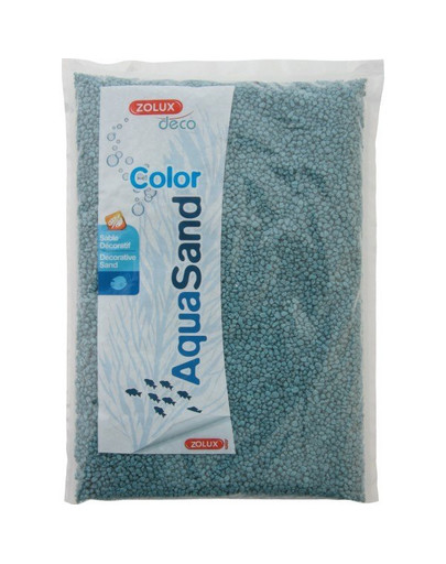 ZOLUX Aquasand Color neonas mėlynas 1 kg