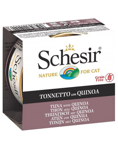 SCHESIR konserv tuunikala ja kinoaga tarrendis 85 g