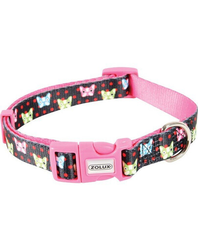 ZOLUX Candy reguliuojamas antkaklis 15 mm juodas