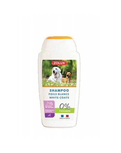 ZOLUX šampoon valgele karvale 250 ml