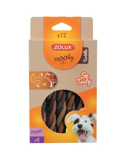 ZOLUX skanėstas MOOKY Classic TORTILLO x 12 vnt