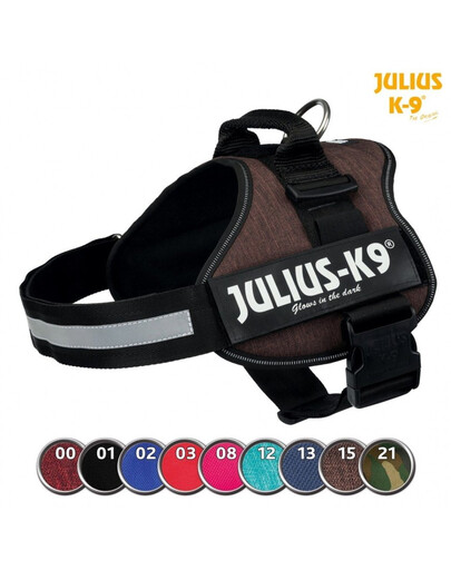 TRIXIE Julius-K9 petnešos šunims Mini-Mini/S, spalva: bordo