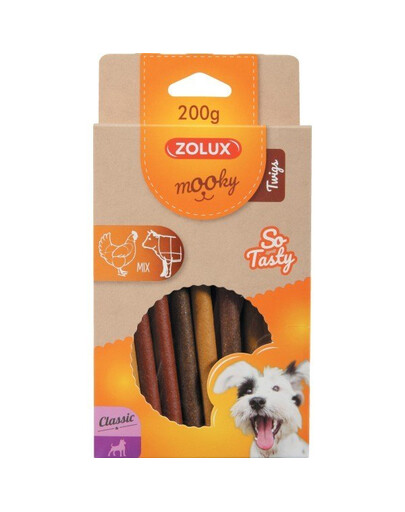 ZOLUX skanėstas MOOKY Classic TWIGS MIX 200 g