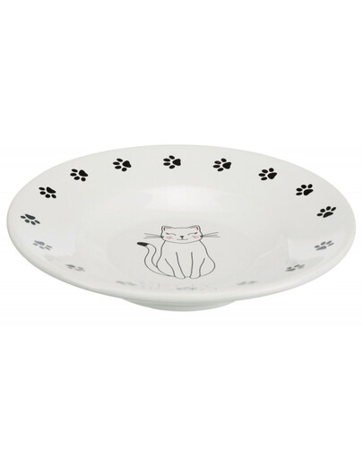 TRIXIE Miska ceramiczna dla ras krótkopyskich, o 15 cm