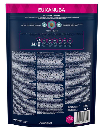 EUKANUBA Adult Small Breeds Chicken 1 kg
