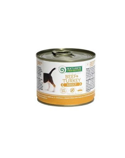 NATURES PROTECTION Adult Beef & Turkey 200 g