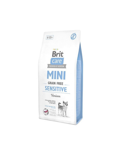 BRIT Care Dog Mini Grain Free Sensitive 7 kg Täistoit täiskasvanud väike- ja mini tõugu koertele.