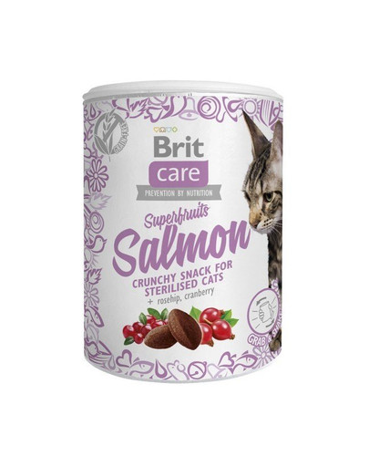 BRIT Care kasside maiuspalad Superfruits Salmon 100g