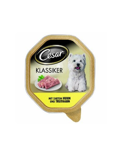 CESAR konservai su vištiena ir kalakutiena 14 x 150 g