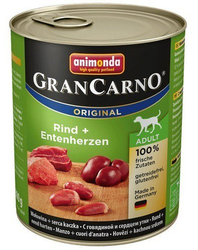 Animonda Grancarno Senior kana- ja kalkunisüdametega 800 g