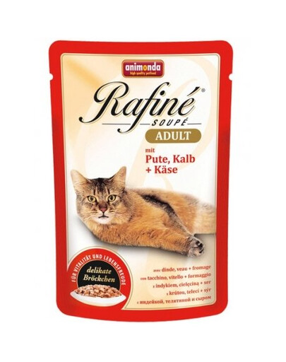 ANIMONDA Rafiné Soupé Adult su veršiena, kalakutiena ir sūriu 100 g