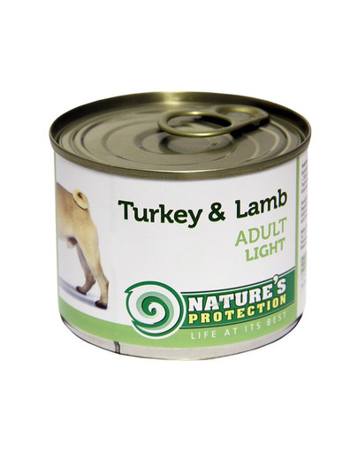 NATURES PROTECTION Adult Light Turkey & Lamb 200 g