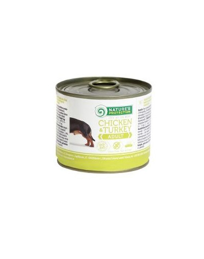 NATURES PROTECTION Adult Chicken & Turkey 200 g
