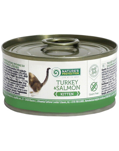 NATURES PROTECTION Kitten Turkey & Salmon 100 g